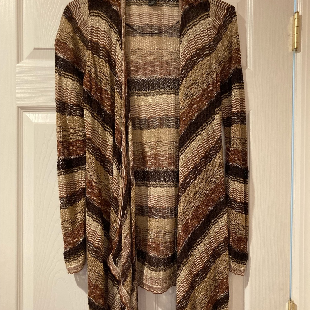 INC International Concepts open cardigan